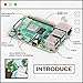 Raspberry Pi 4 Model B 4GB Kit, Micro Computer Board, Raspberry Development Board 64-bit 1.5GHz Quad-core Processor with 64GB SD Card, Card Reader, Heat Sink, Power Adapter, HDMI Cable