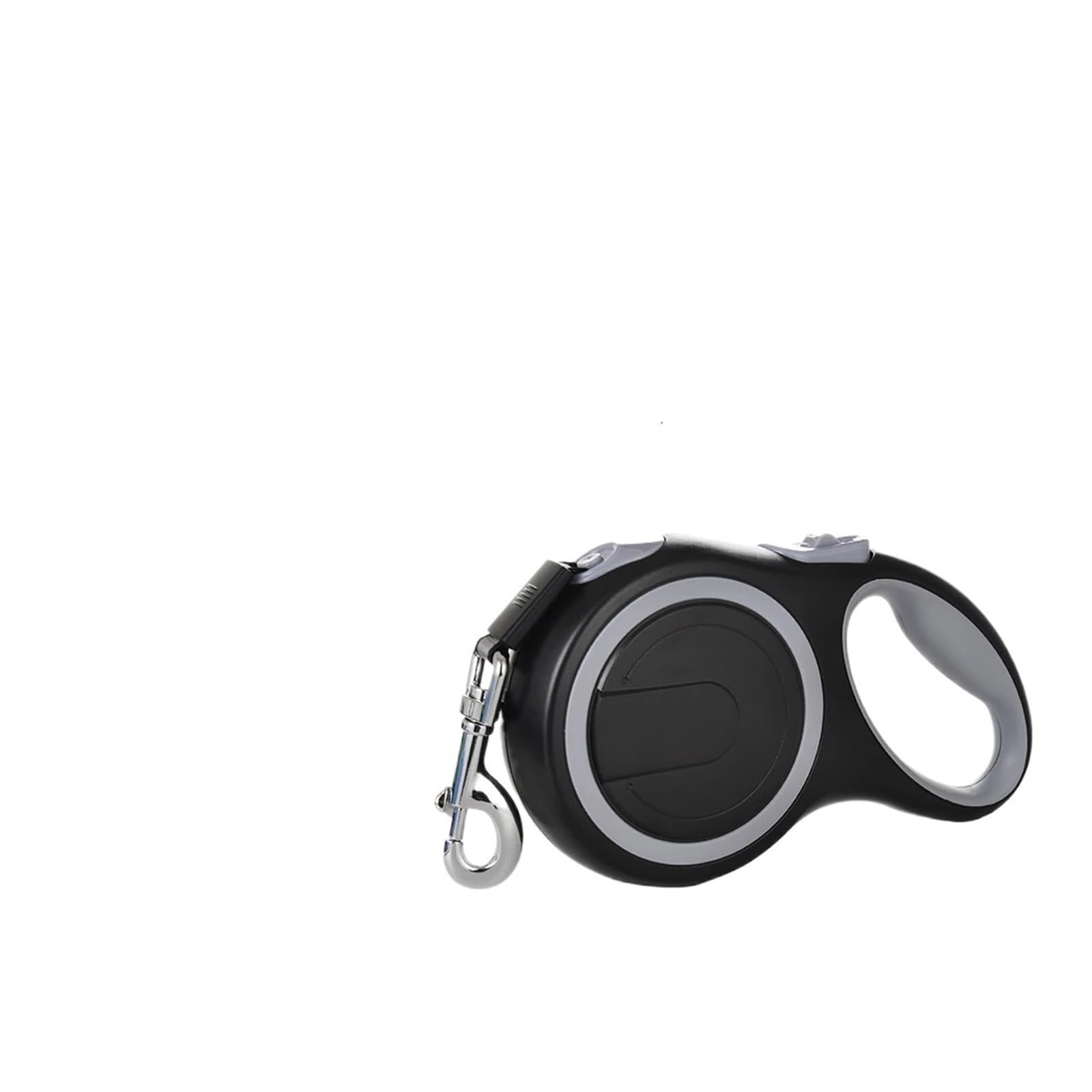 Ausziehbares Roulette-Halsband, Zubehör für kleine Hunde, verstellbar, langlebig, Hundeseil (Grau, L)