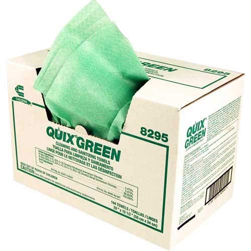 Chicopee Wipe, AllPurpose Paper Green Sanitizing Towel
