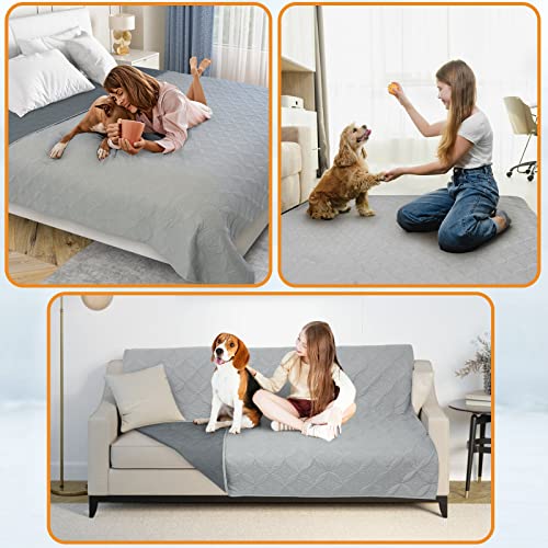 PICK FOR LIFE Wasserresistente Hundedecke, waschbare Decke für große und kleine Hunde, Schutz für Bett, Sofa, Auto – beidseitig verwendbar