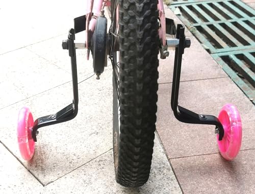 image for Mehome Flash Training Wheels for 12 14 16 18 20 Inch Kids Bike，Heavy