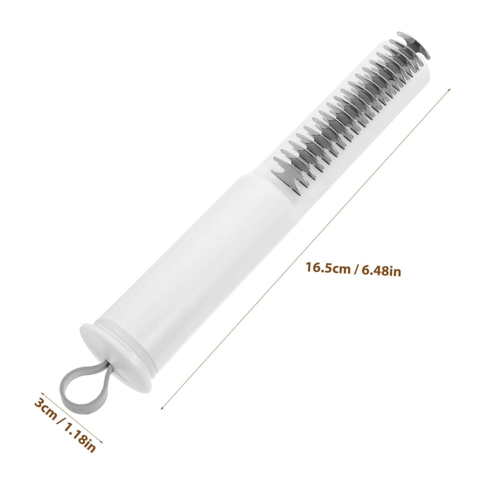 Abaodam Pet Hair Removal Comb Dog Slicker Brush Abs Stainless Grooming Tool Comfortable Handle