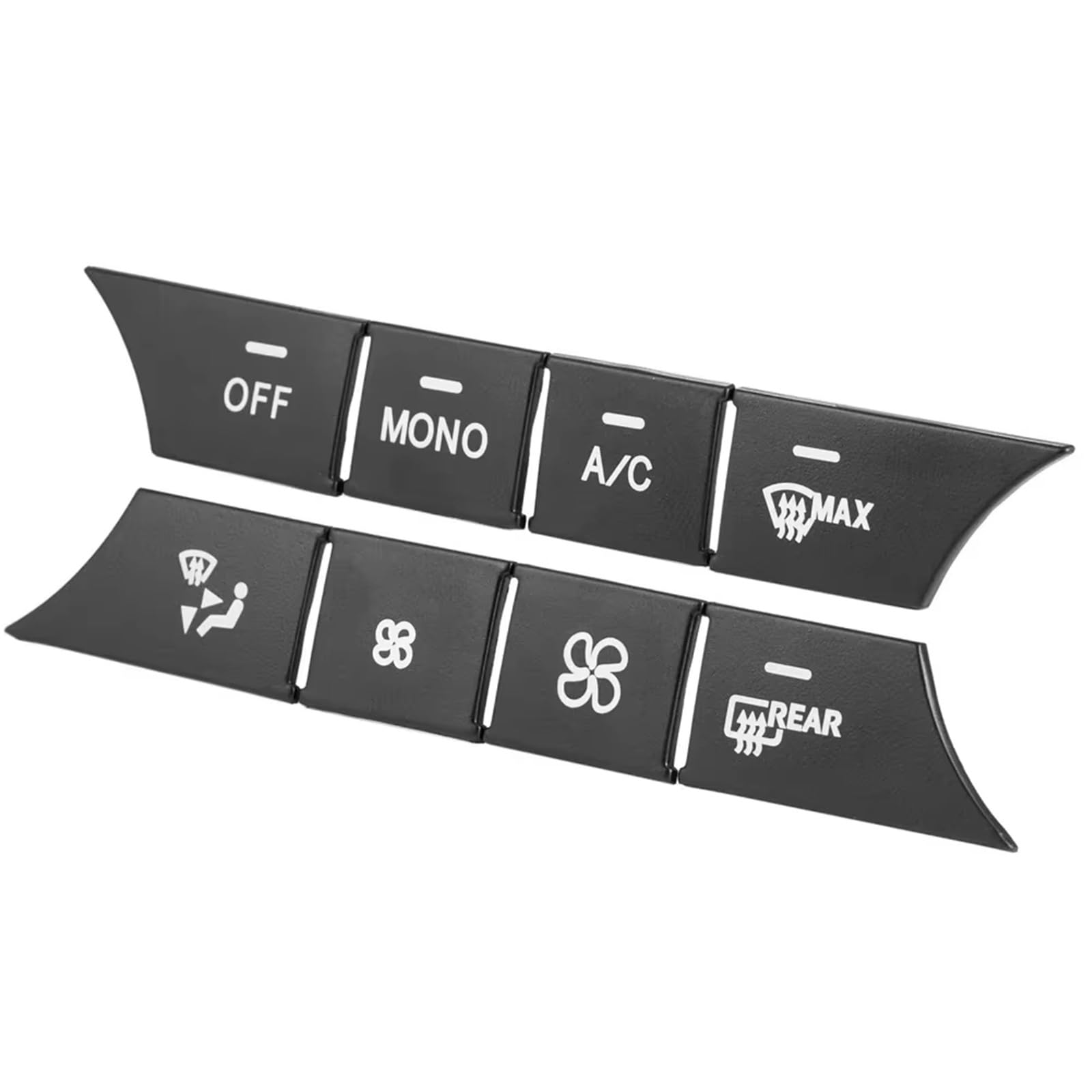 Interior Button Stickers Compatible with Benz for C Class W204 GLK