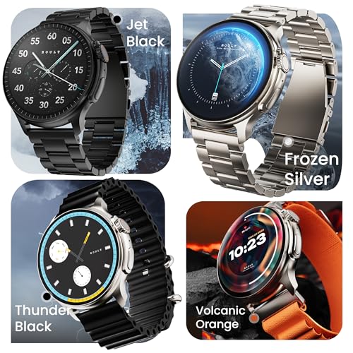 Boult Crown R Pro Smart Watch 1.43''HD AMOLED, Bluetooth Calling, Working Crown, Zinc Alloy Frame, 600 Nits Brightness, AI Voice Assistant, SpO2... - Image 3
