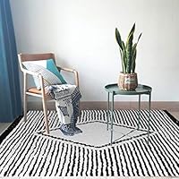 Amazon｜ラグ カーペット 洗える 80*160 センターラグ モロッコ