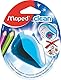 Maped 30249 - Bleistift-Anspitzer, Dosen-Anspitzer mit selbstschließendem Deckel CLEAN, für dünne und dicke Stifte - blau, grün, pink