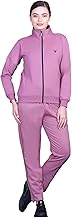 GODFREY Zipper Track Suit For Women Winter Wear Plain Cotton Full Sleeve Tracksuit Set - Regular Fit Ladies Track Suits