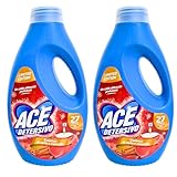 ACE Detersivo Limited Edition Essenza di Mela e Cannella, Detergente Liquido per Bucato, 2 Bottiglie da 1350ml, 27 Lavaggi per Flacone, Fragranza Invernale