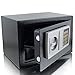 Produktbild BITUXX Elektronischer Möbeltresor Minitresor Wandtresor Wandsafe Schranktresor Geldsafe Schwarz Maße(B/H/T): 310 mm x 200 mm x 220 mm - Türstärke: 3 mm