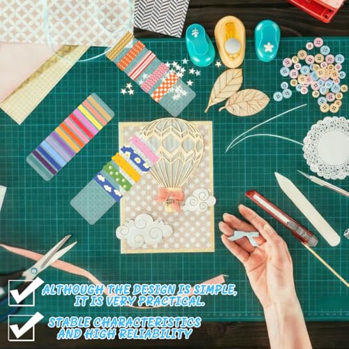 Image of Housoutil Washi Tape Sample Boards Plastic Washi Cards for Scrapbooking Journaling and Craft Storage Portable Tape Sample Boards Organizer for Home Office School 5.90 X 1.96 X 0.03 in
