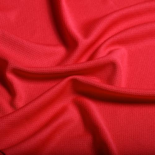 Womens Baseball Jersey,Blank Button Down Baseball Softball Jersey,Hip Hop Hipster Short Sleeve Active Shirts (Red) #TOP4