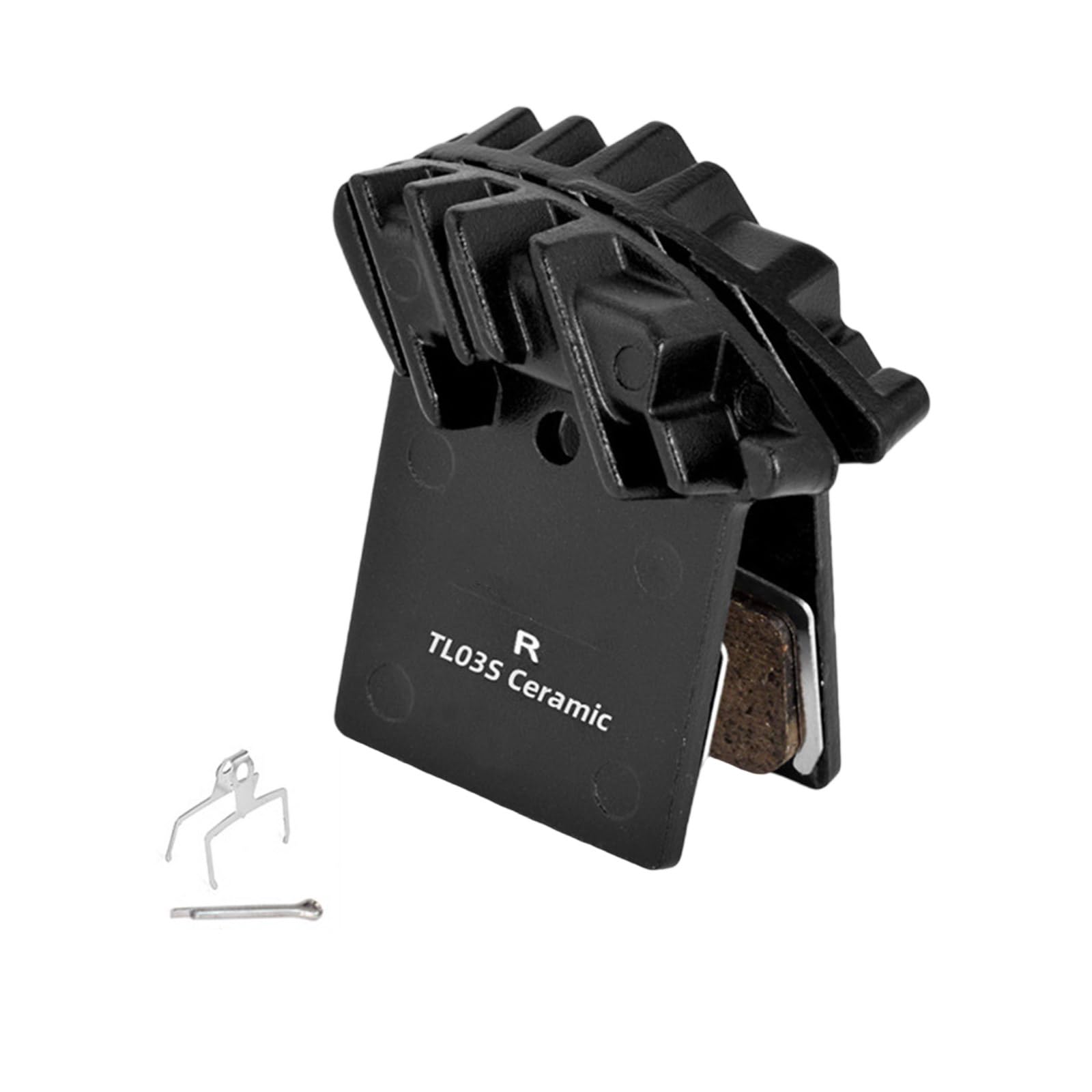 Tsophreniq Durability Backplate Cycling Brake Pad with Heat Dissipation Aluminum Brake Pad Ensuring Quiet Operations Ceramics Bicycles
