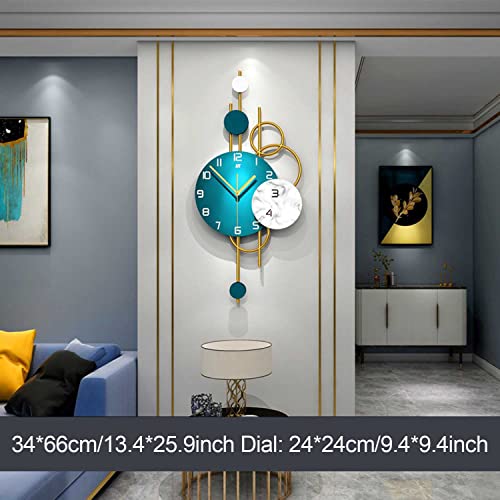 Horloge murale silencieuse moderne et pendule décoratif - 8