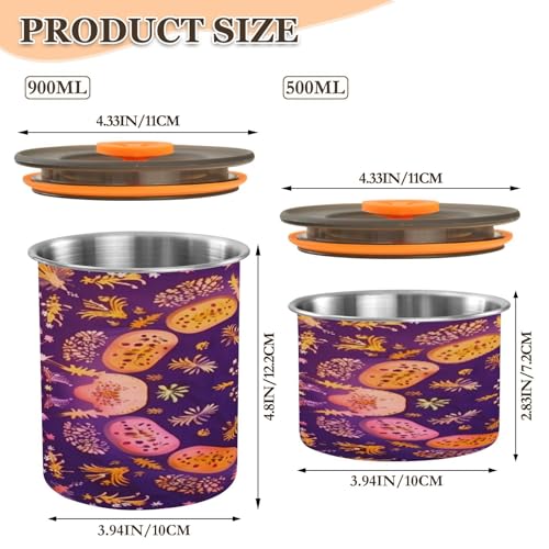 Envase de acero inoxidable hermético para café 900 ml miniatura 2