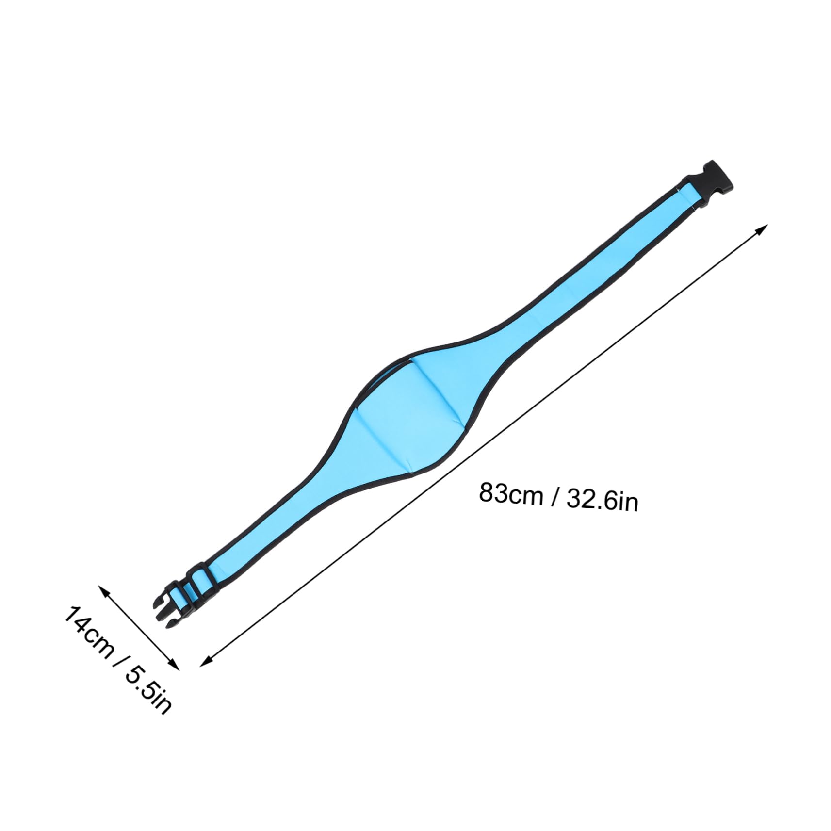 Totority 2pcs Adjustable Fitness Mic Belt Pouch Microphone Holder for Instructors Waist Bag for Voice Recording Dance Teaching and Personal Training Blue