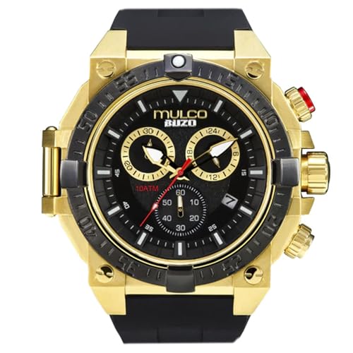 Imagen de MULCO Reloj Kripton para hombre de acero inoxidable con correa de silicona