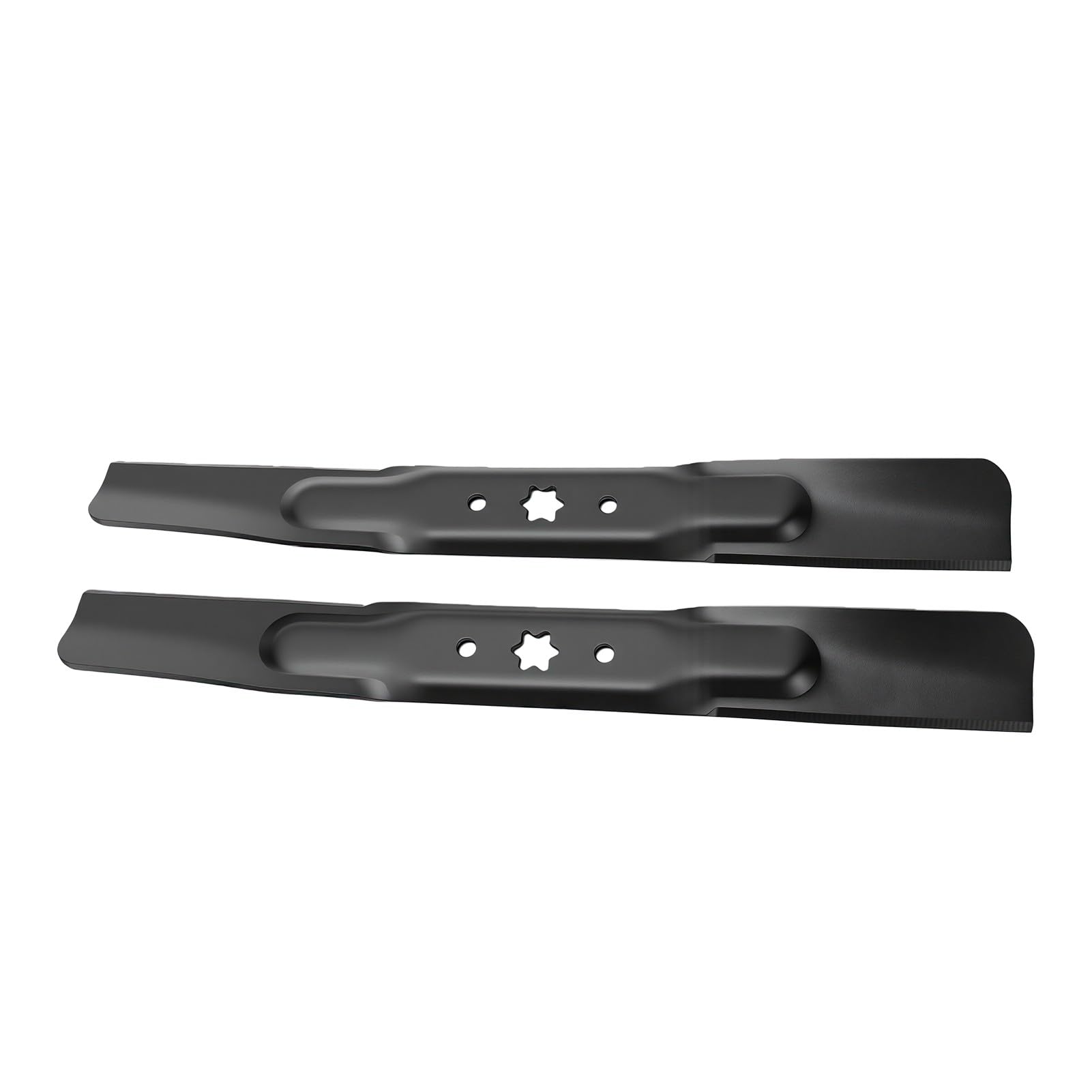 Cuchillas para Cortacésped de 42 Pulgadas, 6 Agujeros en Estrella, Longitud 21-3/16 Pulgadas, Alto, Acero Al Carbono, Reemplazo para Plataformas de 42 Compatibles con