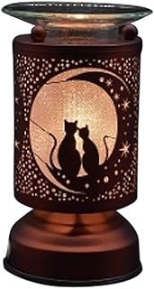 VISTA Electric Touch Fragrance Aromatherapy Lamp Oil Warmer Cats