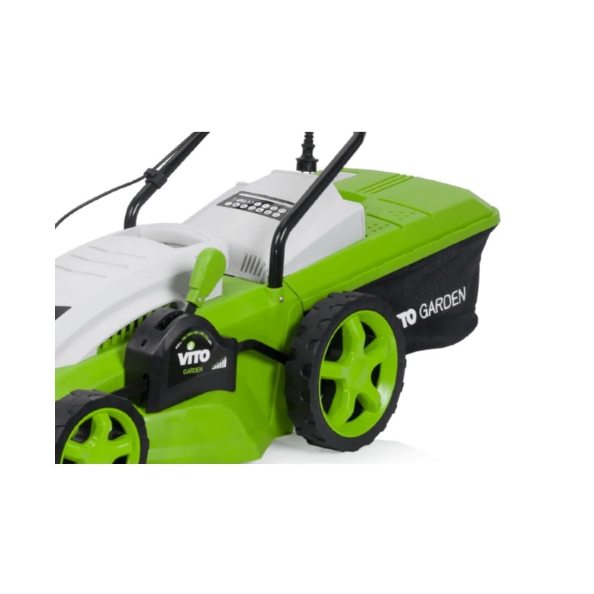 VITO - Elektryczna kosiarka 1800 W Silnik indukcyjny Szerokość cięcia 420 mm 5 wysokości koszenia 50L