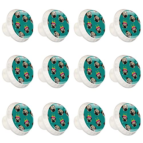 Boutons de placard chien carlin pour customiser une commode - 2