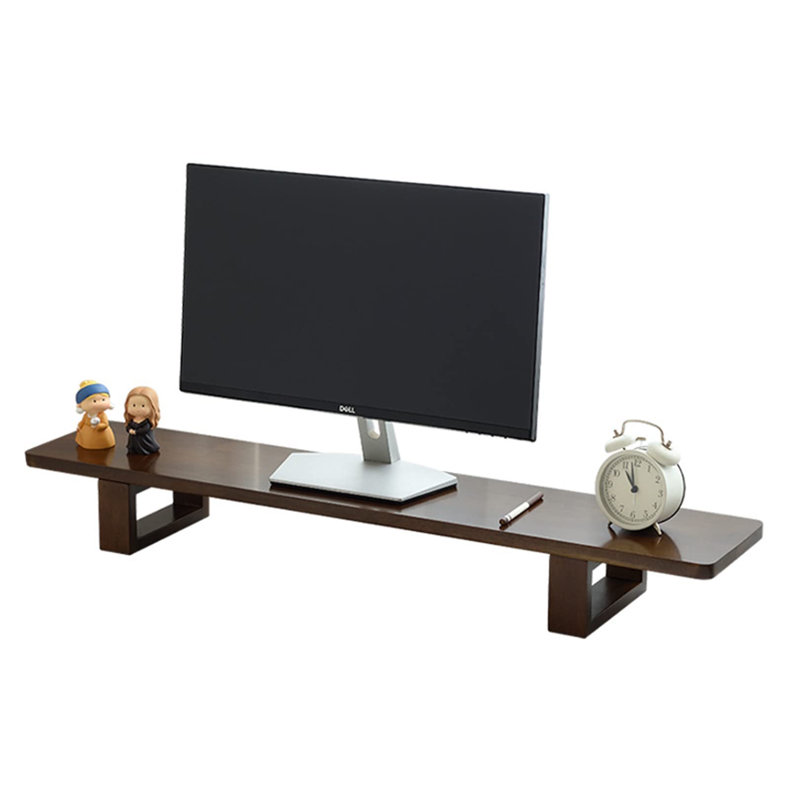 Stabiler Monitorständer aus Massivholz, 80 cm, stilvolle Schreibtischerhöhung für Laptop, Fernseher und Drucker, unverzichtbares Zubehör für Heimbüro und Arbeitsplatz für verbesserte Ergonomie