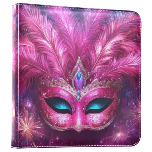 Álbum de fotos bricolaje autoadhesivo FLildon Carnaval con máscara, 3 anillos, 40 páginas, 8x10 para recuerdos miniatura 1