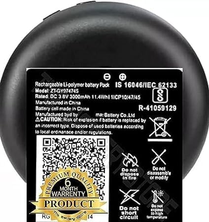 Image of THE BATTERY STORE Original ZT-GY974745 Battery for LYF Jio WiFi Dongle JMR815 Wireless Router Battery with 6 Month Warranty**** (V57)