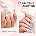 Makartt Poly Nail Gel 50ML Spring Nude Bundle with Makartt Clear Blooming Gel 15ml UV LED Soak Off