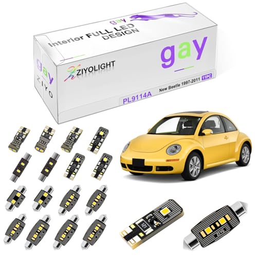 Kit de luces LED para interior de VW New Beetle 1998-2011