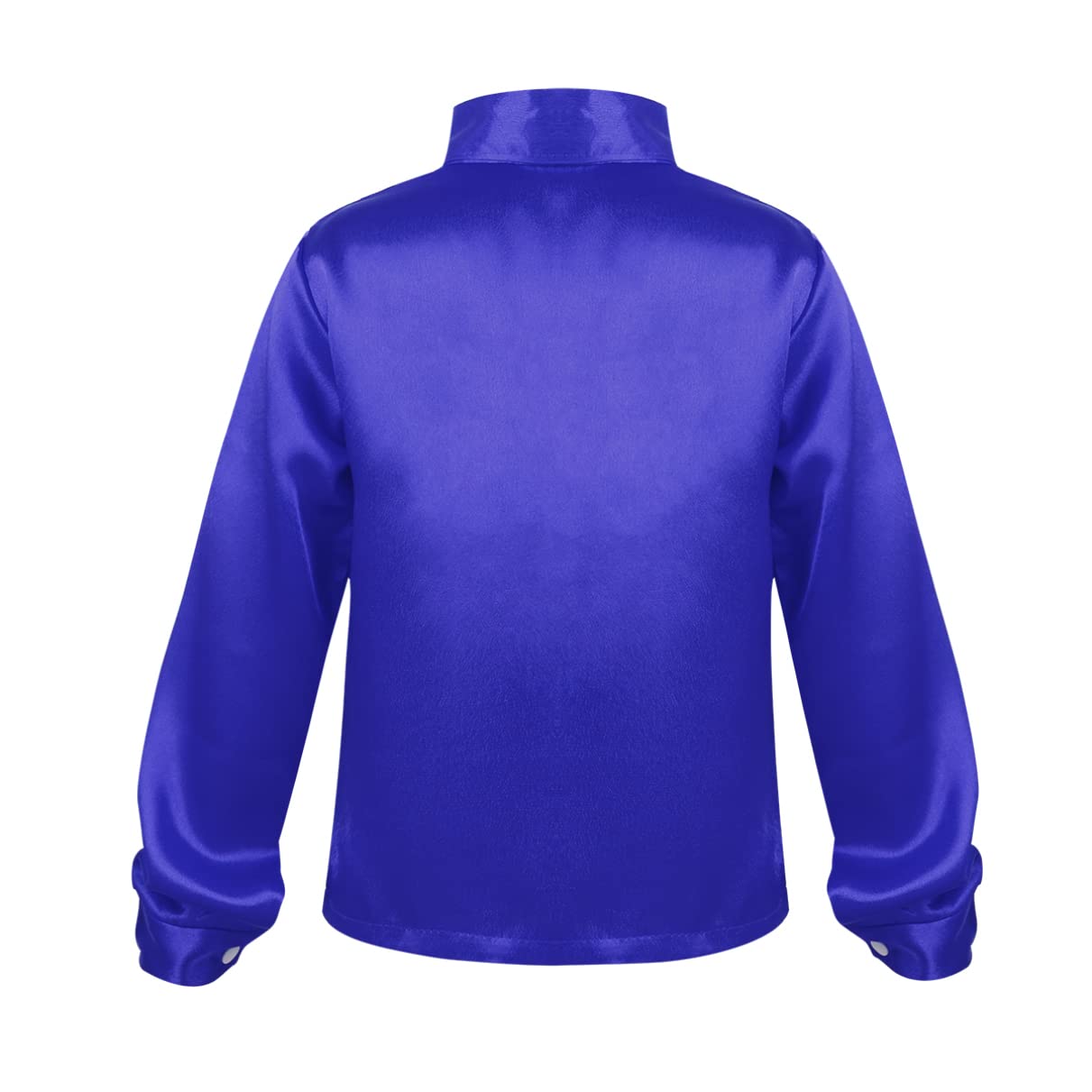 Kinder Jungen Pailletten Hemd Langarmshirt Freizeithemd Glitzer Party Top Oberteil Disco Jazz Tanz Shirt Tanzbekleidung