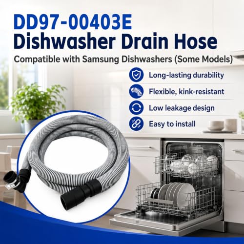 DD97-00403E(A) Dishwasher Drain Hose for Samsung Dishwasher Parts by SMZTools - Used condition - Image 6