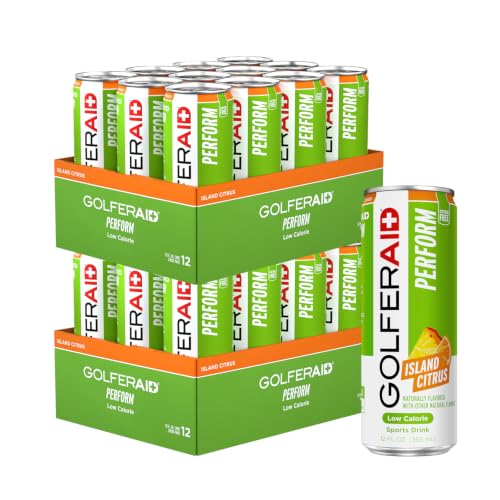 GOLFERAID Performance Recovery, Blue Agave, 12 fl oz (24-Pack)
