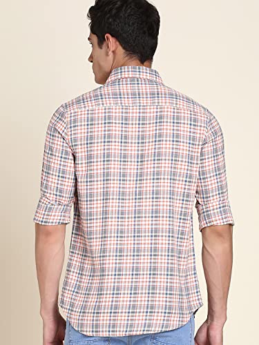 Image of Dennis Lingo Men's Orange Casual Shirt
