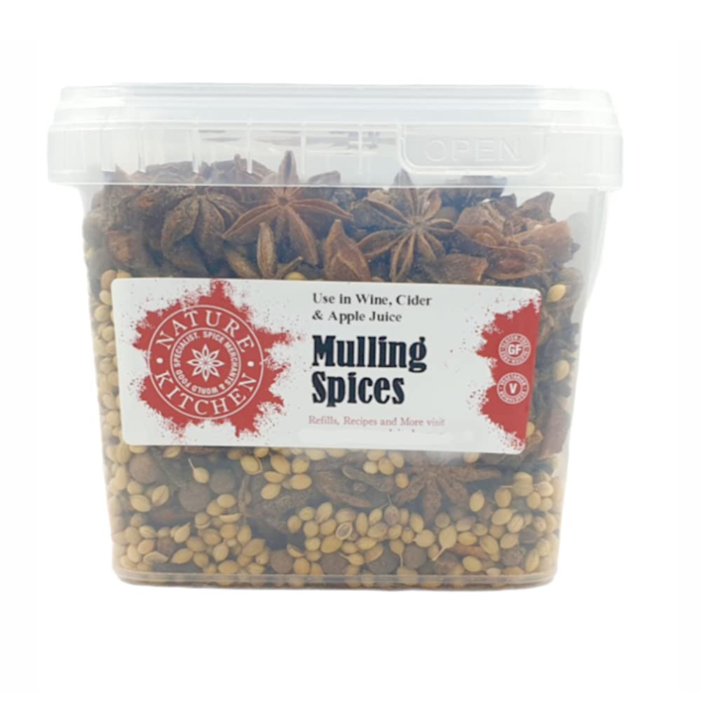 Nature KitchenMulling Spices 400G LSeasoning Spices and Herbs. Gluten-Free and Vegan, Everyday Cooking Blends for Marinades, Sauces, Frying, Baking Or Grilling