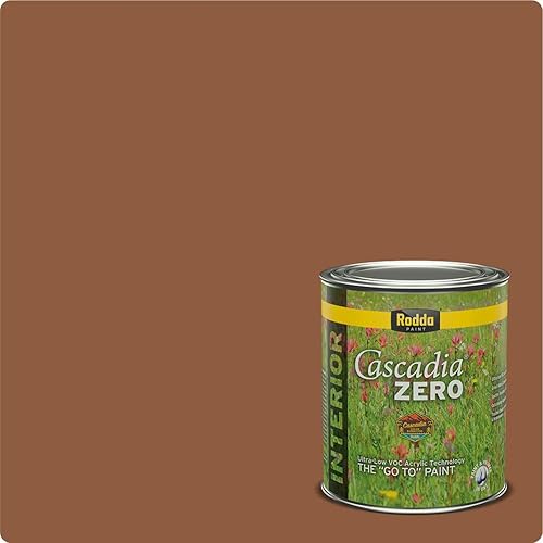 Vista 230 de Rodda Paint CASCADIA ZERO - Pintura satinada e imprimación para interiores en uno, cuarto de galón, Zambia