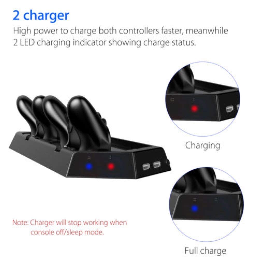 OEM Support Pro Playstation Slim (PS4 Slim) 2 USB/Station de Charge Manettes/Ventilateur Marque
