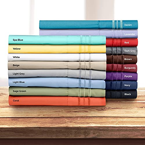 CGK Unlimited Queen Size Pillow Cases Set of 2 - Soft, Premium Quality Pillowcase Covers - Machine Washable Protectors - 20x26 & 20x30 Pillows for Sleeping 2 Piece - Queen Size Pillow Case Set - 2