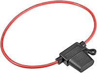 Vista 5 de UXCELL En línea 18AWG impermeable portafusibles negro para ATC/ATO