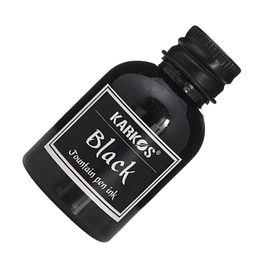 Encre en bouteille pour stylos plume, noir brillant, 30 ml, encre de calligraphie, art, écriture, dessin, peinture, graffiti, stylos plumes, bouteilles d'encre pour fournitures scolaires et de bureau