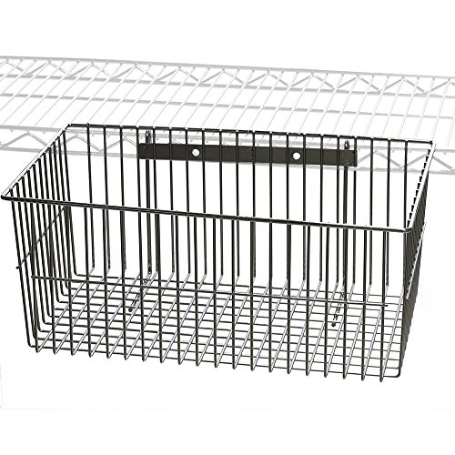 SI Shelving Inc. Wire Utility Basket for Wire Shelving