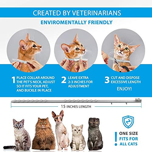 Fleebs Cat Collar 8-Month Validity Period with Nаturаl Essential Oils Adjustable Collars for Cats Kitten Collar Fits All… - Image 6