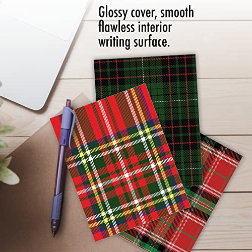 Image of The Best Card Company Pack of 10 Blank Christmas Greeting Cards with Envelopes, Humor Holiday Assortment for Men and Women - Highland Holiday M6016
