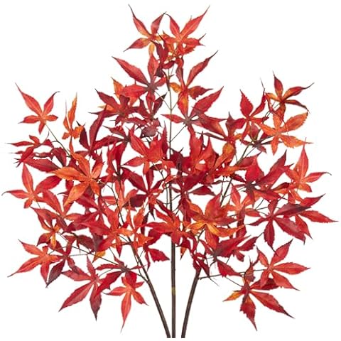 Hollyone 3Pcs Artificial Maple Leaves Cover
