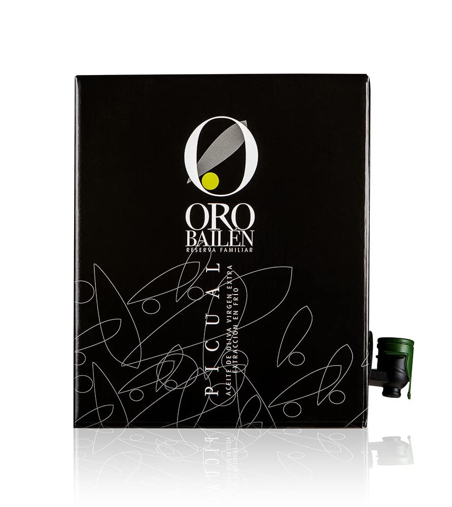 Oro Bailén - Aceite de oliva virgen extra (variedad Picual) - Bag in Box (3 litros)