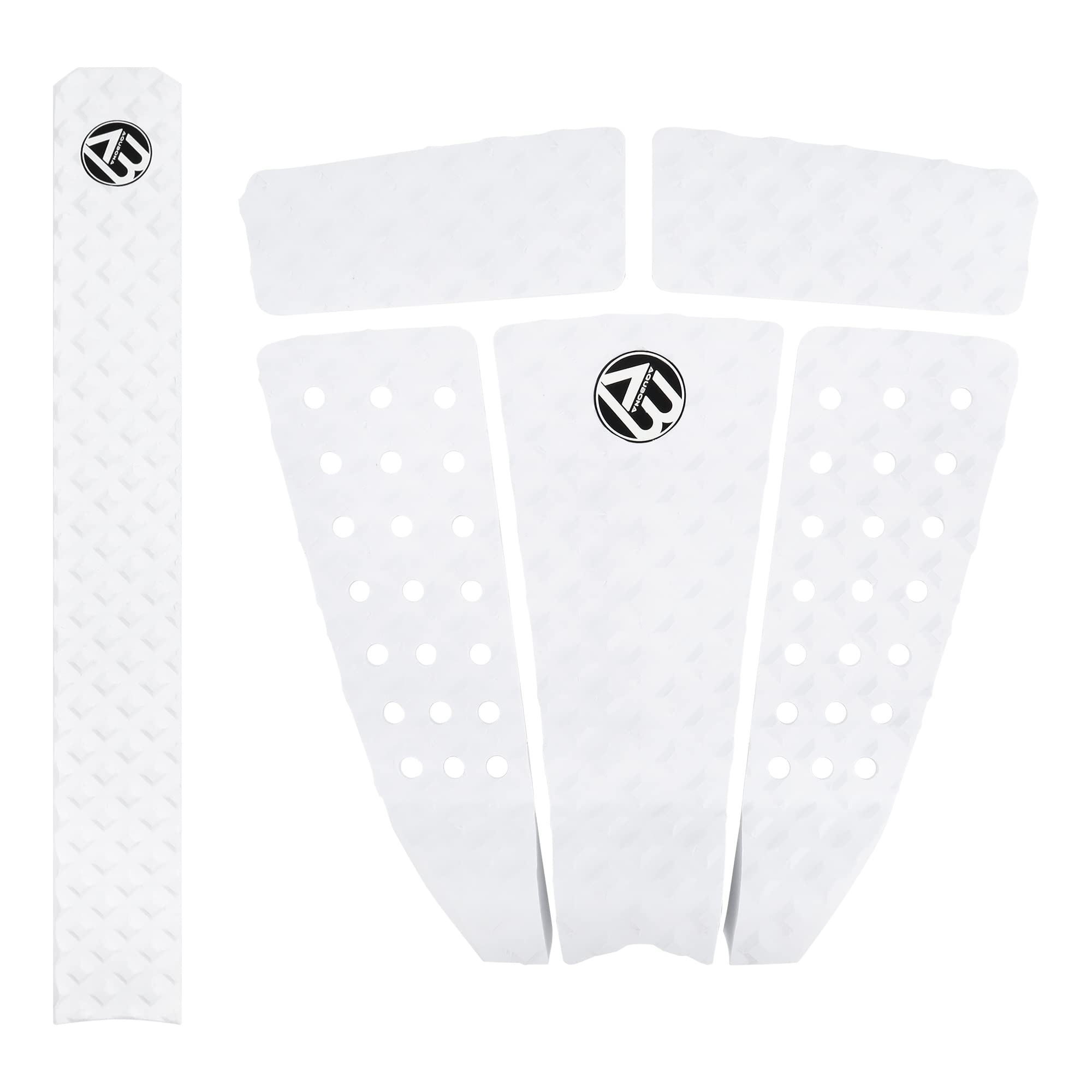 AQUBONA 5 Piece EVA Surfboard Deck Traction Pads for Stomp Skimboards, Surf Boards, Funboard, Fish Board