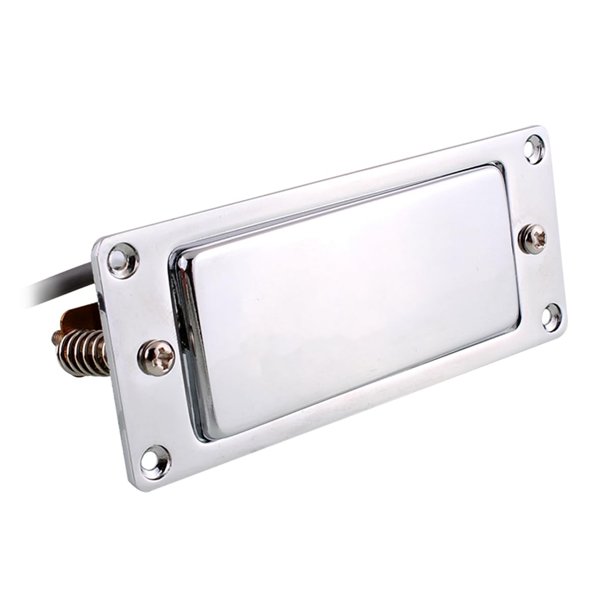RuiJOTWAT Mini Humbucker LP Guitar Neck Bridge Pickup for Les Paul Echo Organ, Cigar Box Guitar-Chrome - Image 4