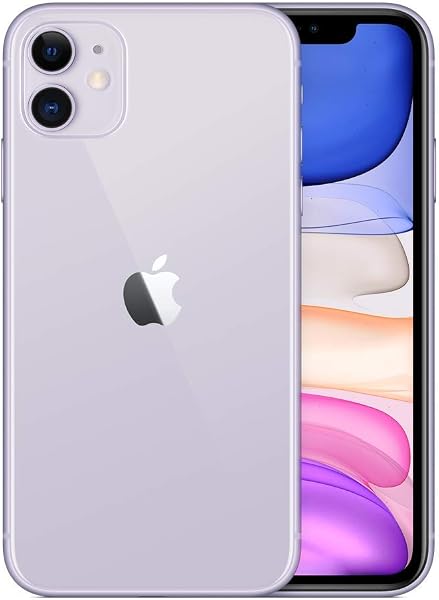Apple iPhone 11, US Version, 64GB, Purple for AT&T (Renewed)