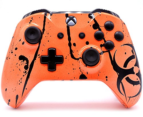 Toxic Orange Rapid Fire Custom Modded Controller Compatible with Xbox One S/X 40