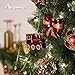 Alupssuc 82pcs Christmas Balls Ornaments Set, Delightful Classic Gift Set, Shatterproof Plastic Decor for Xmas Tree Holiday Wedding Party Decorations with Hanging Strings, Gold, Red and Green