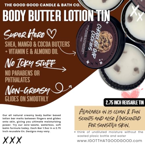 Shea Butter Lotion Bar (Chocolate Chip Cookie) 1.5oz